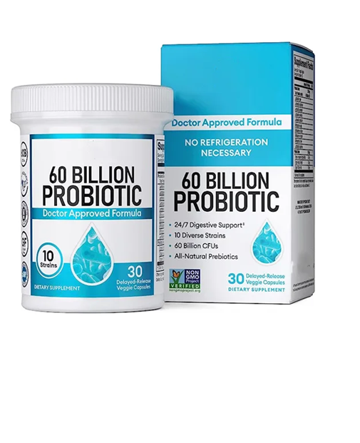 Gut Health Probiotic + Prebiotic Capsules